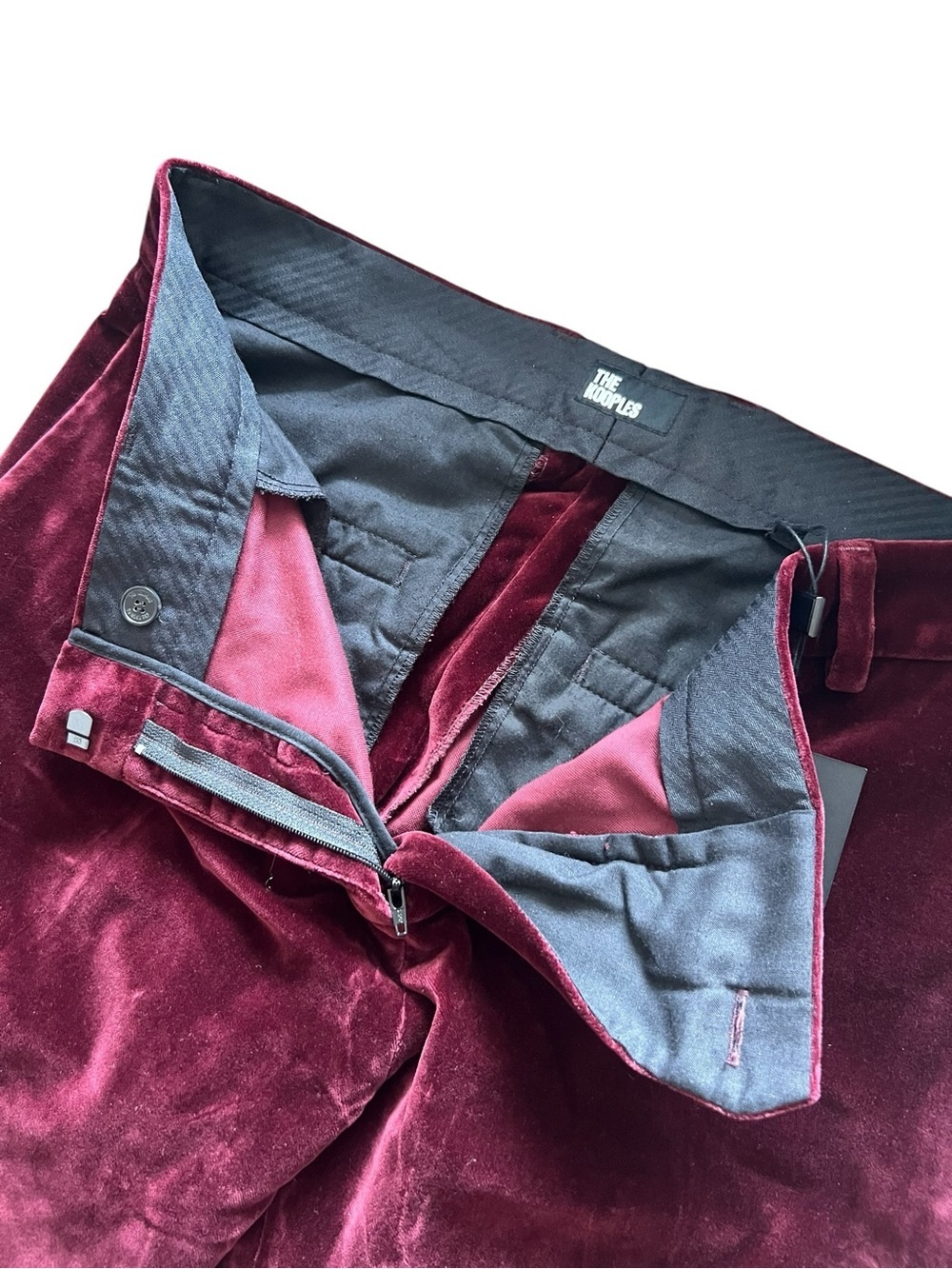 THE KOOPLES Velvet Flare Trousers - size FR 42 - Picture 5 of 6
